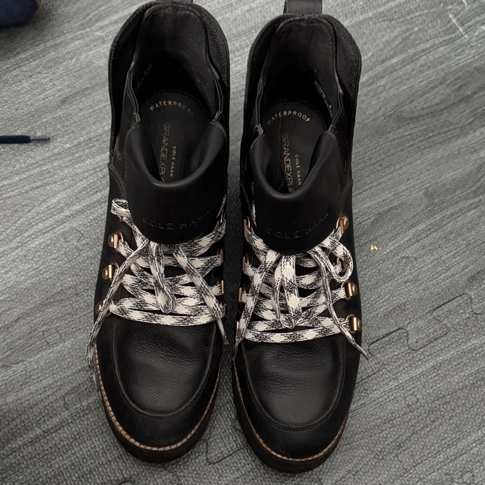 Cole Haan Zerogrand Wedge Hiker Boots - Picture 4 of 11